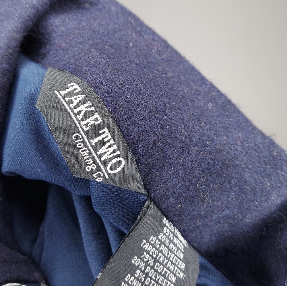 Vtg Tapestry Patchwork Button Jacket Large Embroi… - image 8